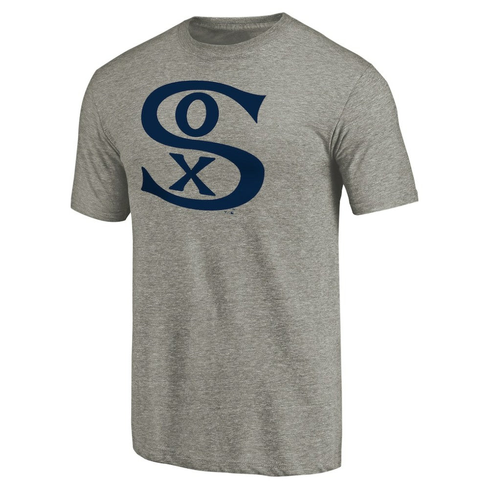Chicago White Sox Cooperstown Collection Forbes Tri-Blend T-Shirt - Ash - MLB Lifestyle