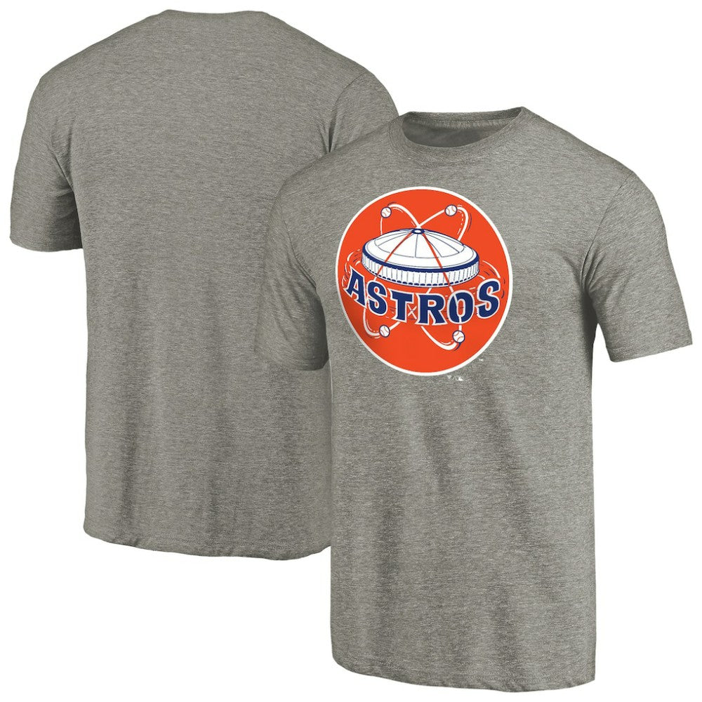 Houston Astros Cooperstown Collection Forbes Tri-Blend T-Shirt - Ash - MLB Lifestyle