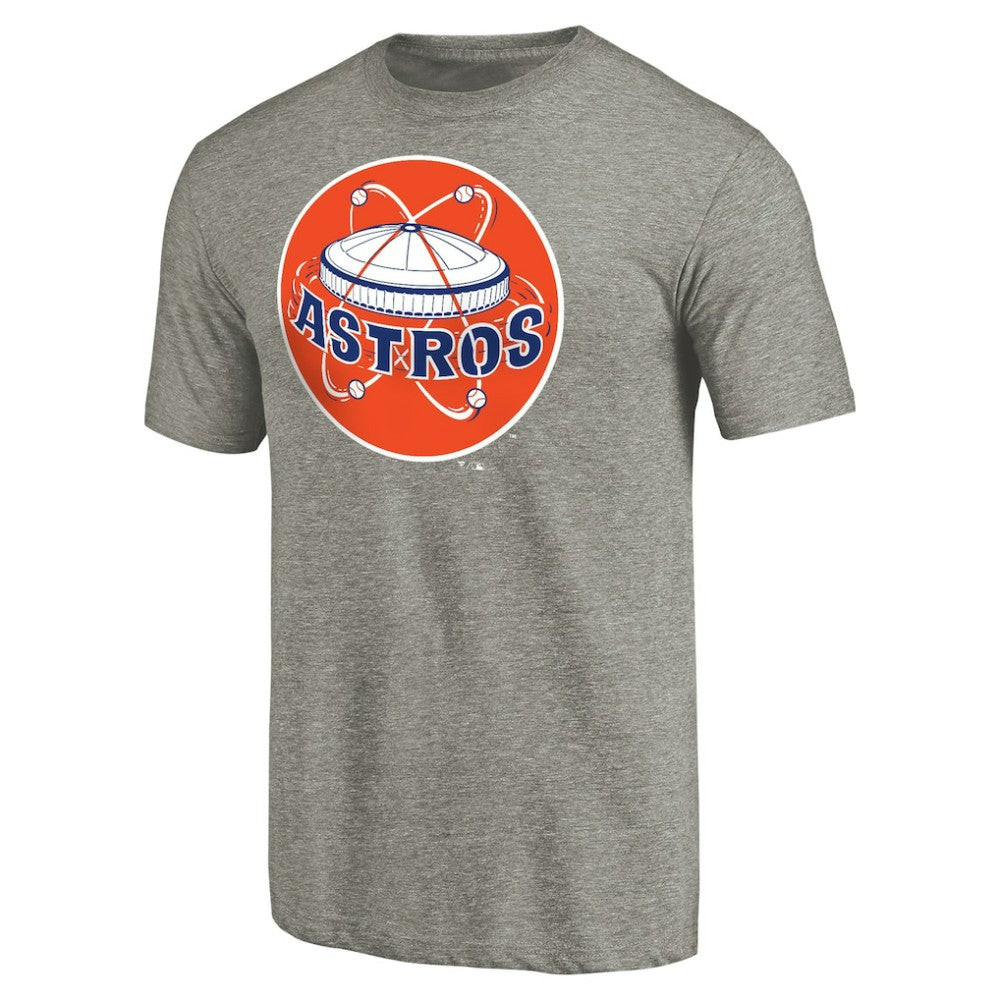 Houston Astros Cooperstown Collection Forbes Tri-Blend T-Shirt - Ash - MLB Lifestyle
