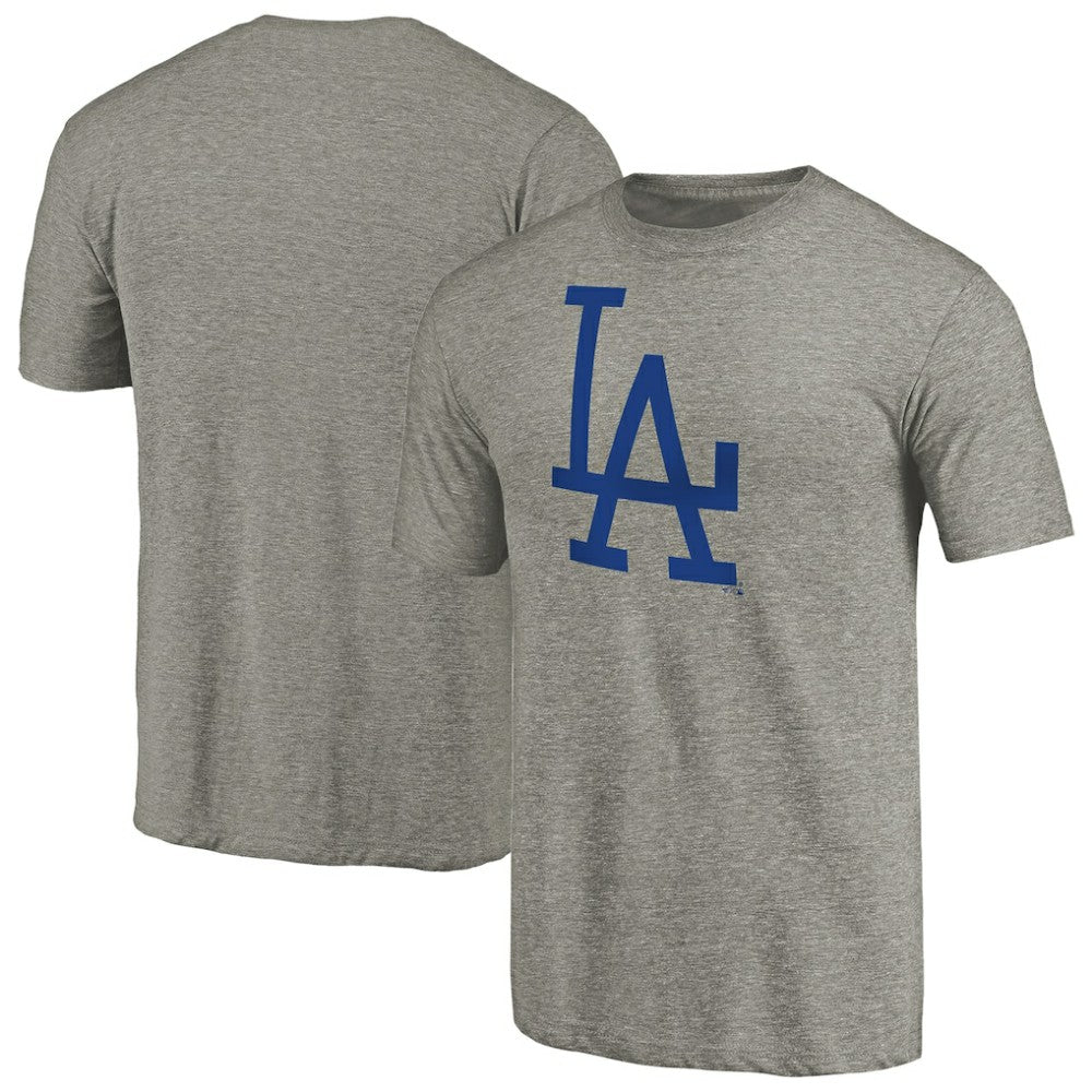 Los Angeles Dodgers Cooperstown Collection Forbes Tri-Blend T-Shirt - Ash - MLB Online