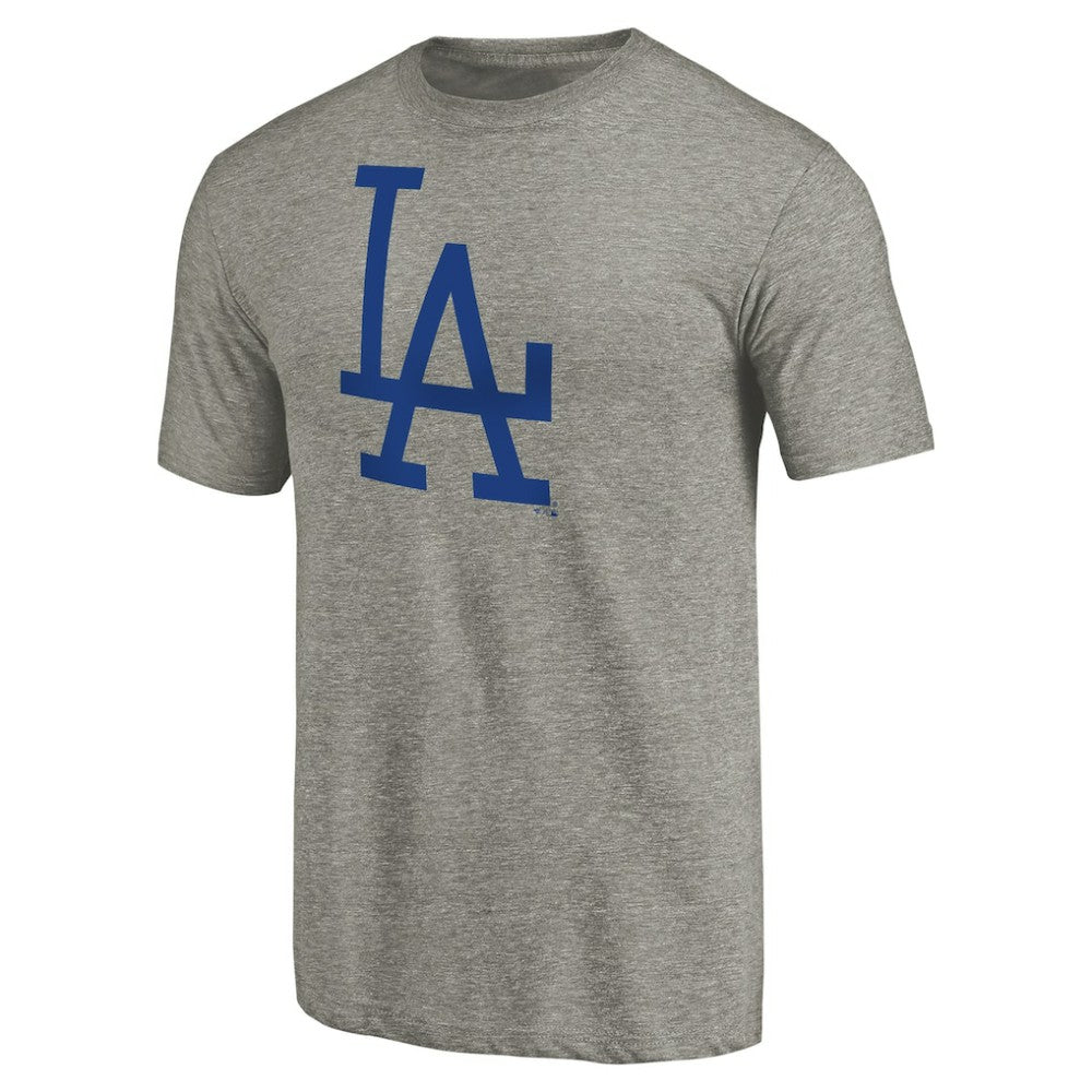 Los Angeles Dodgers Cooperstown Collection Forbes Tri-Blend T-Shirt - Ash - MLB Online