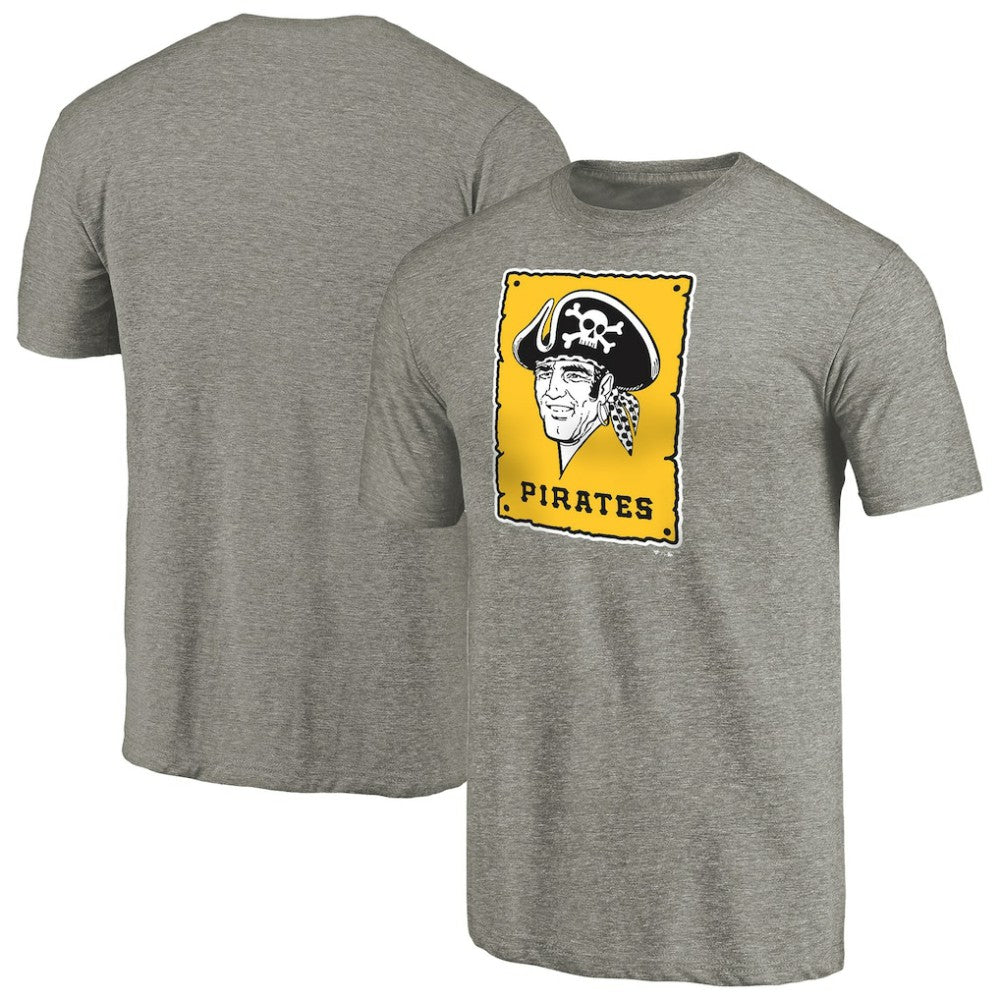 Pittsburgh Pirates Cooperstown Collection Forbes Tri-Blend T-Shirt - Ash - MLB on Sale