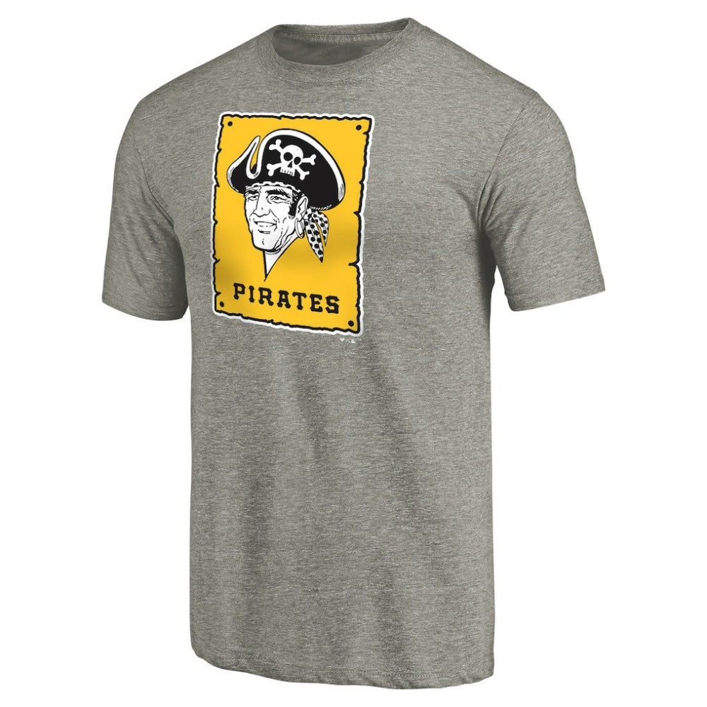 Pittsburgh Pirates Cooperstown Collection Forbes Tri-Blend T-Shirt - Ash - MLB on Sale