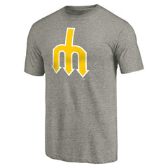 Seattle Mariners Cooperstown Collection Forbes Tri-Blend T-Shirt - Ash - MLB Discount