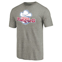 Texas Rangers Cooperstown Collection Forbes Tri-Blend T-Shirt - Ash - MLB Sale