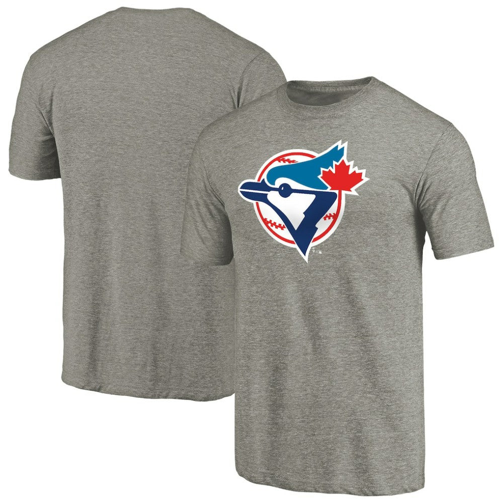 Toronto Blue Jays Cooperstown Collection Forbes Tri-Blend T-Shirt - Ash - MLB on Sale