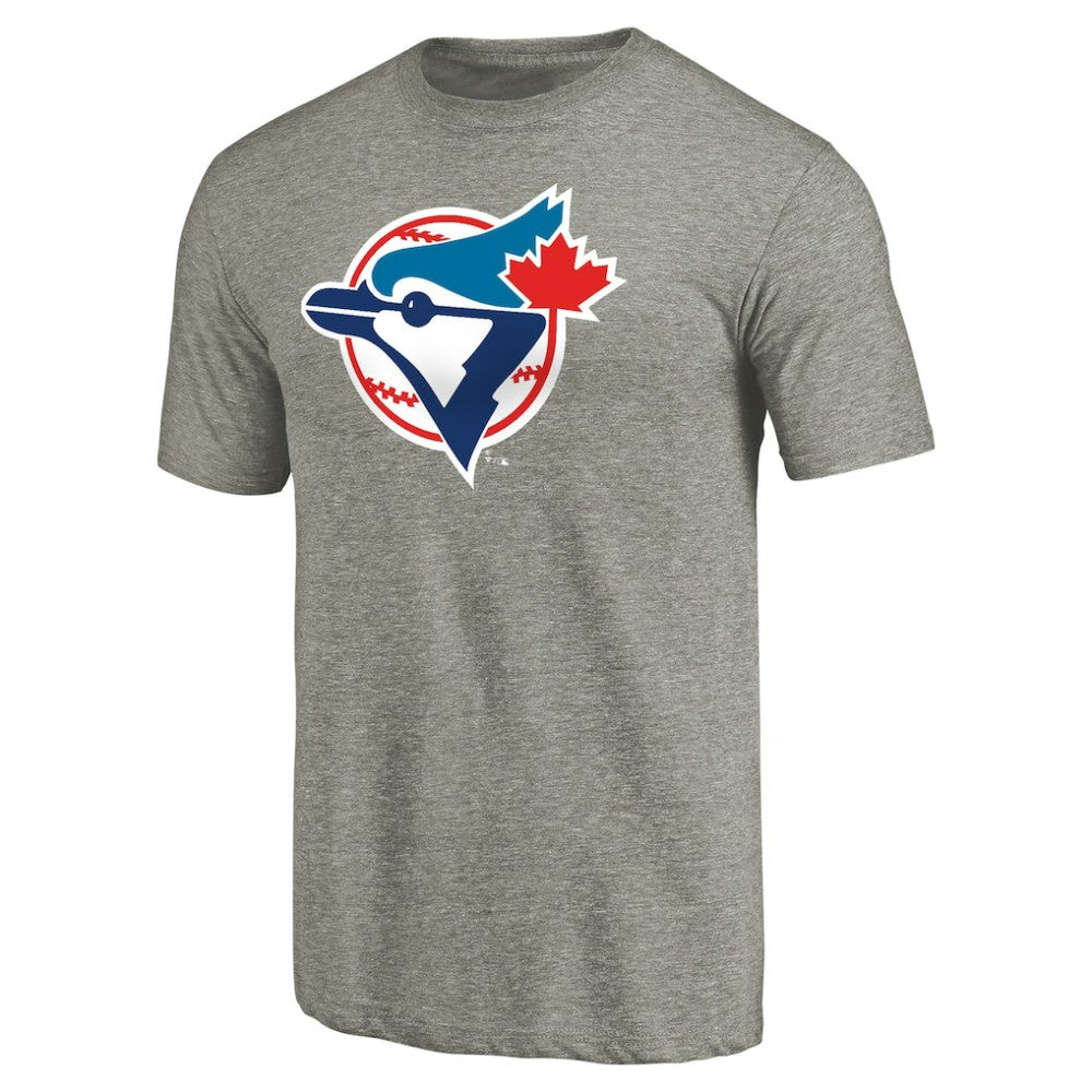 Toronto Blue Jays Cooperstown Collection Forbes Tri-Blend T-Shirt - Ash - MLB on Sale