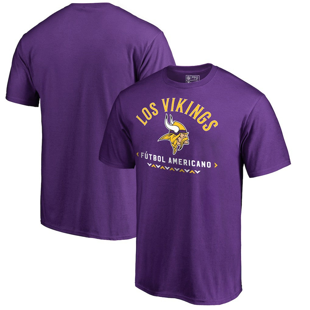 Minnesota Vikings Futbol Americano T-Shirt Purple