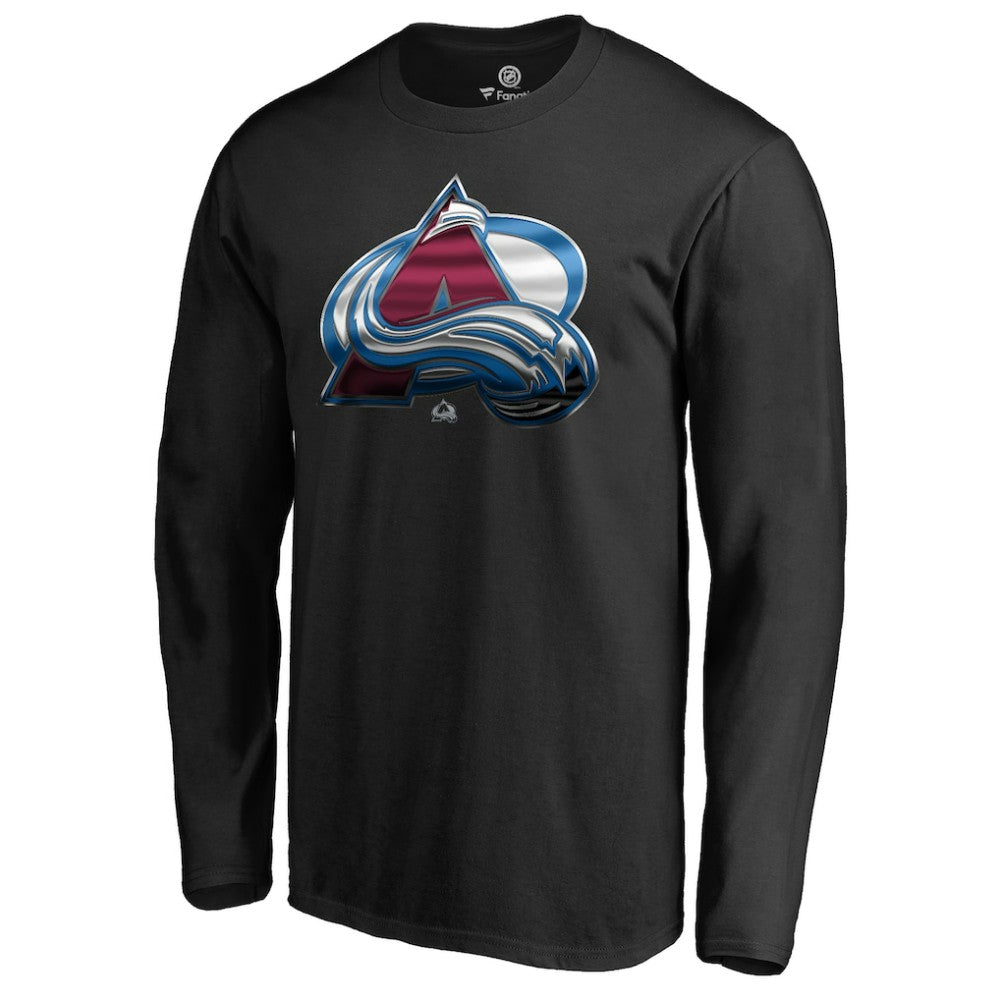 Colorado Avalanche Midnight Mascot Long Sleeve T-Shirt - Black - NHL 2874740