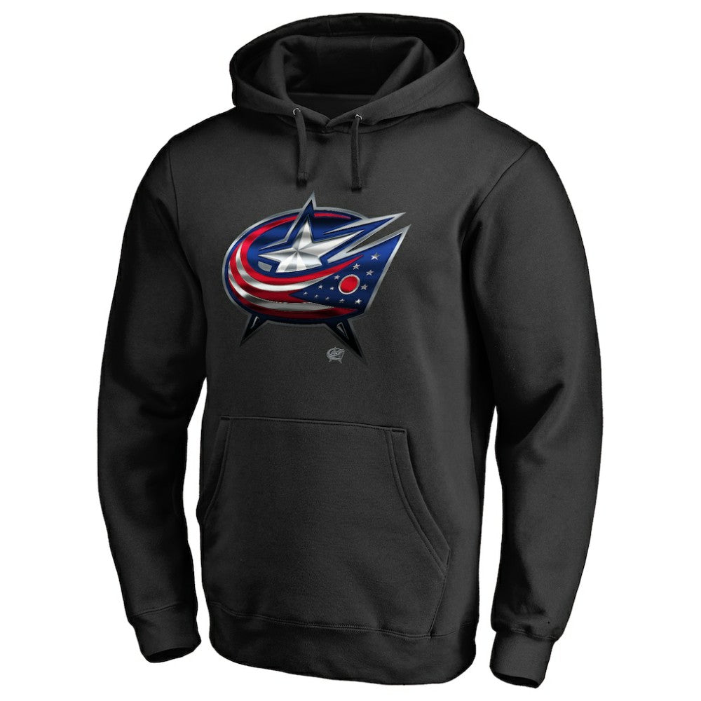 Columbus Blue Jackets Midnight Mascot Pullover Hoodie - Black - NHL 2874772