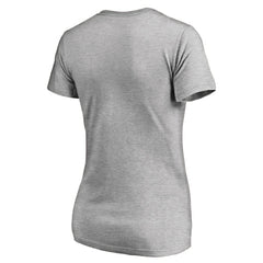 Cincinnati Bengals Women's Victory Script V-Neck T-Shirt Heather Gray