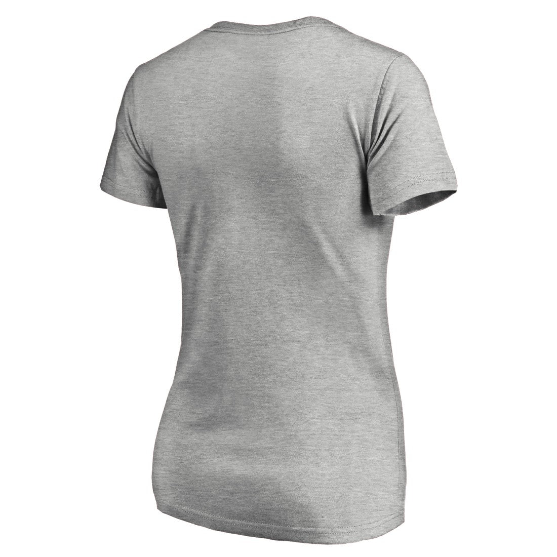 New York Giants Women's Victory Script V-Neck T-Shirt Heather Gray