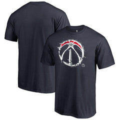 Washington Wizards Splatter Logo T-Shirt Navy