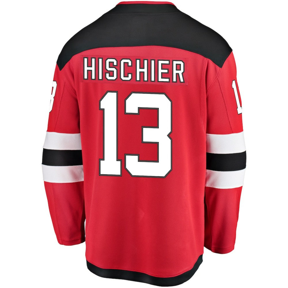 Nico Hischier New Jersey Devils Fanatics Youth Home Breakaway Player Jersey - Red - NHL 2879554