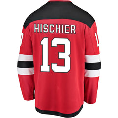 Nico Hischier New Jersey Devils Fanatics Youth Home Breakaway Player Jersey - Red - NHL 2879554