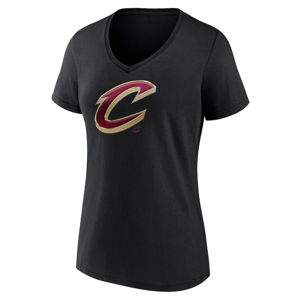 Cleveland Cavaliers Women's Midnight Mascot V-Neck T-Shirt Black