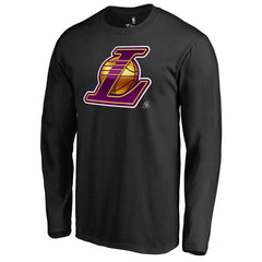 Los Angeles Lakers Midnight Mascot Long Sleeve T-Shirt Black