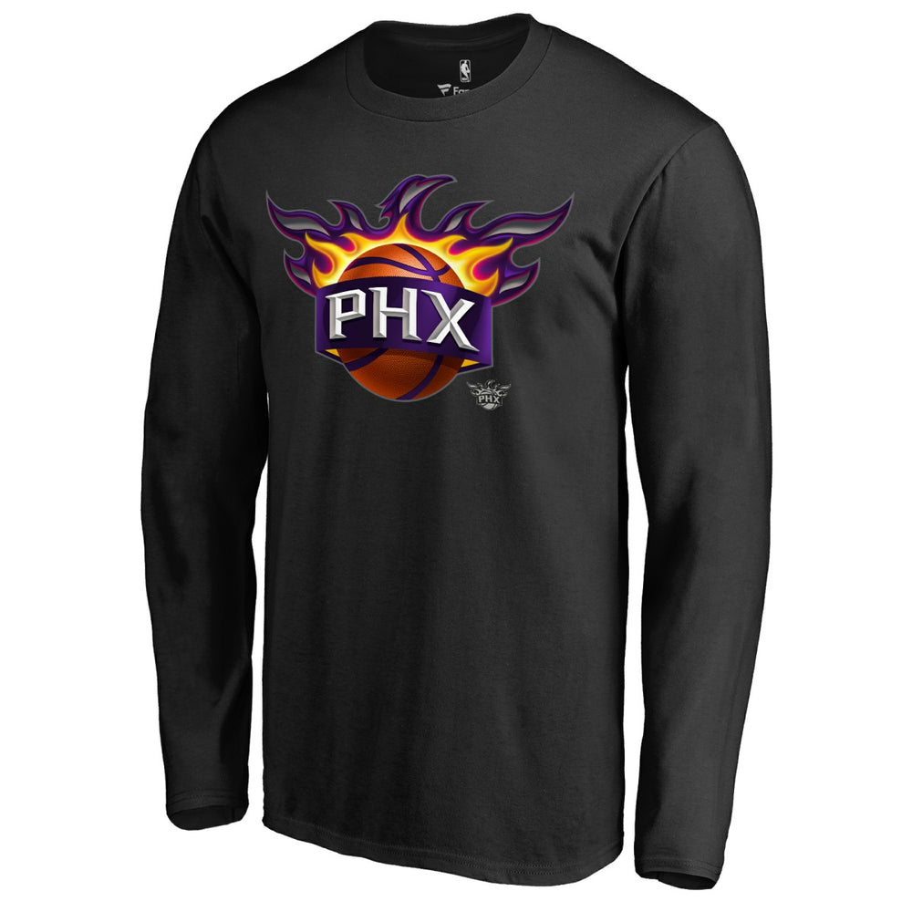 Phoenix Suns Midnight Mascot Long Sleeve T-Shirt Black