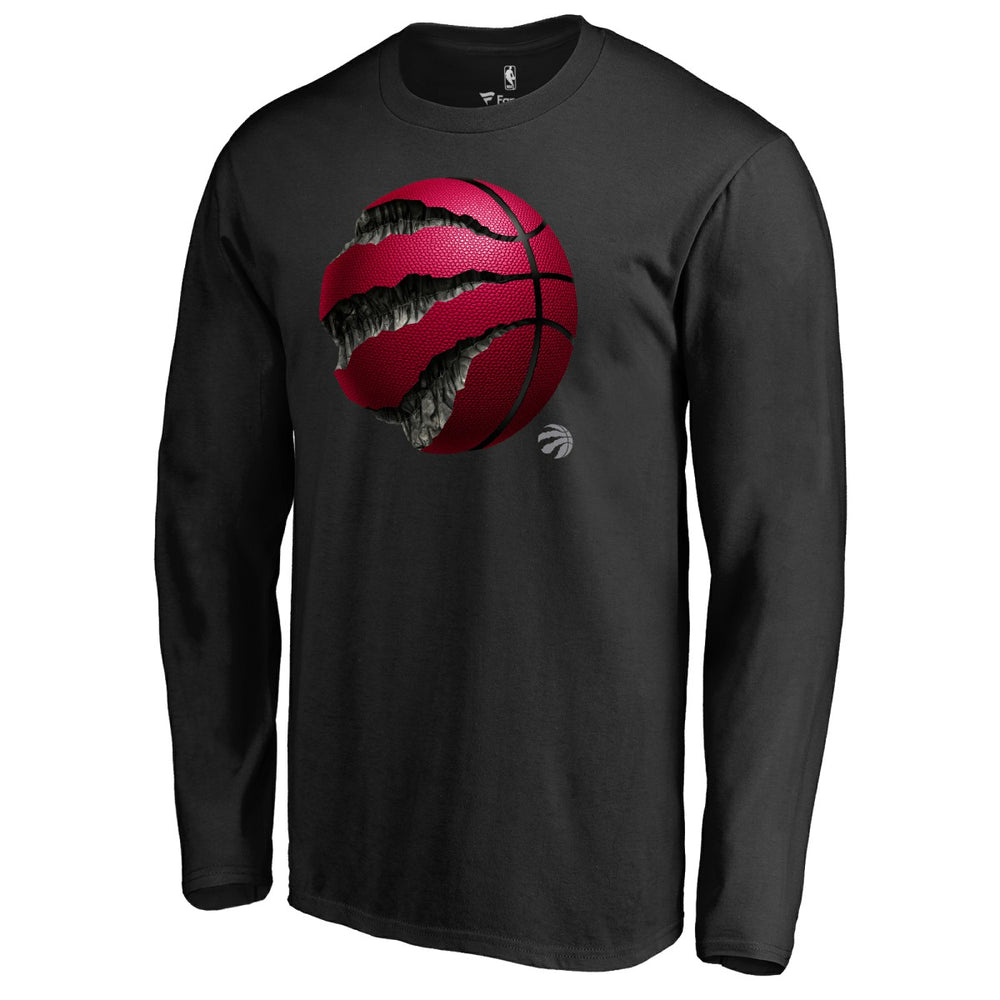 Toronto Raptors Midnight Mascot Long Sleeve T-Shirt Black