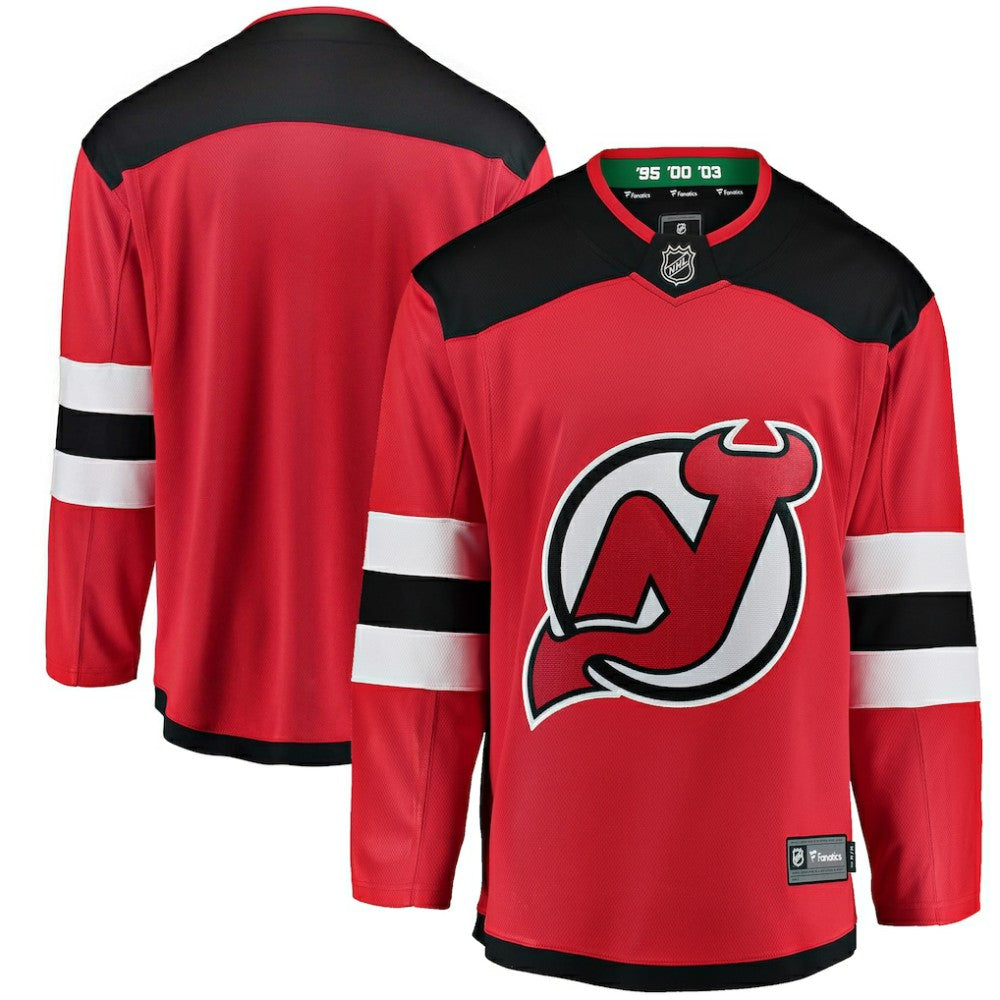 New Jersey Devils Fanatics Youth Breakaway Home Jersey - Red - NHL 2880887