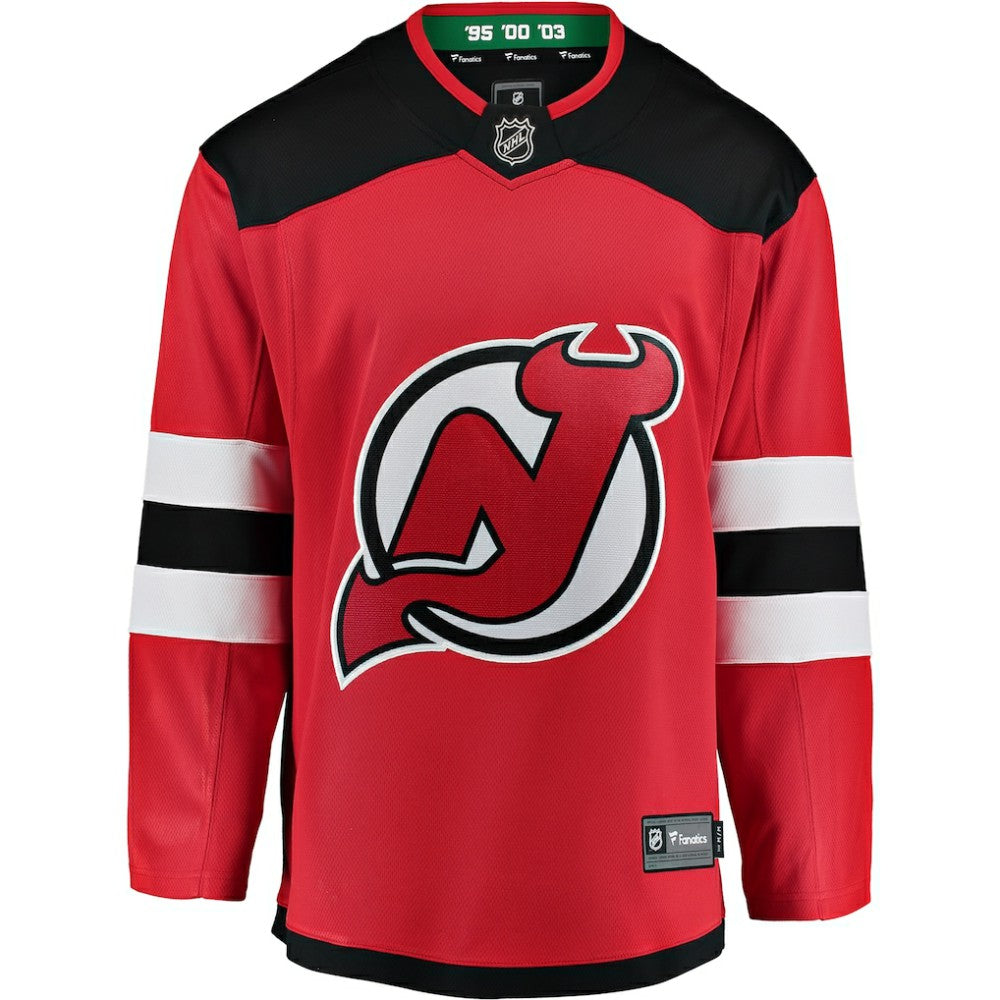 New Jersey Devils Fanatics Youth Breakaway Home Jersey - Red - NHL 2880887