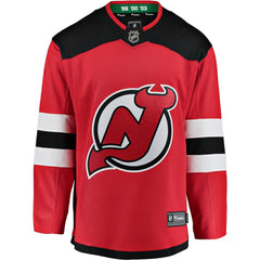 New Jersey Devils Fanatics Youth Breakaway Home Jersey - Red - NHL 2880887
