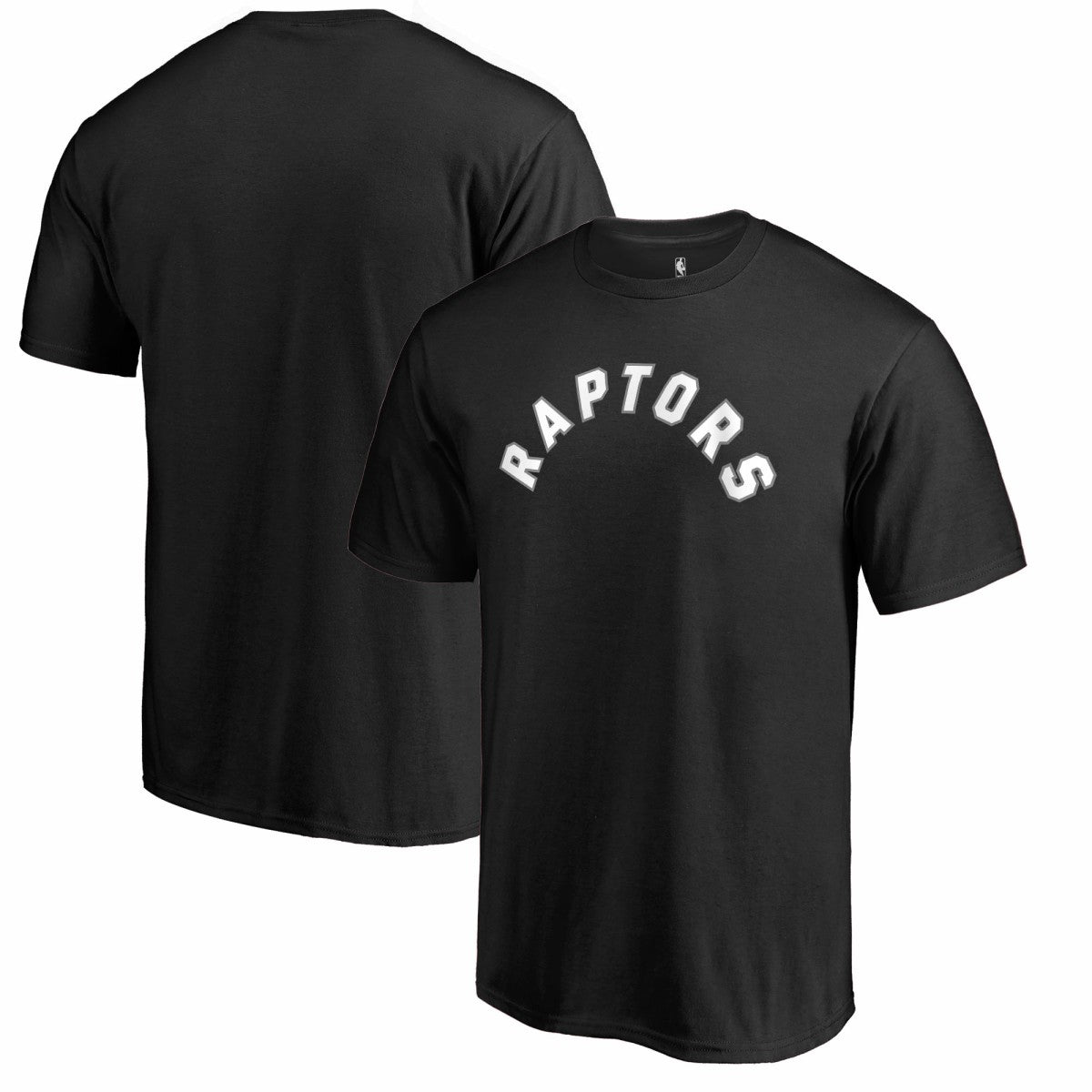 Toronto Raptors Primary Wordmark T-Shirt Black