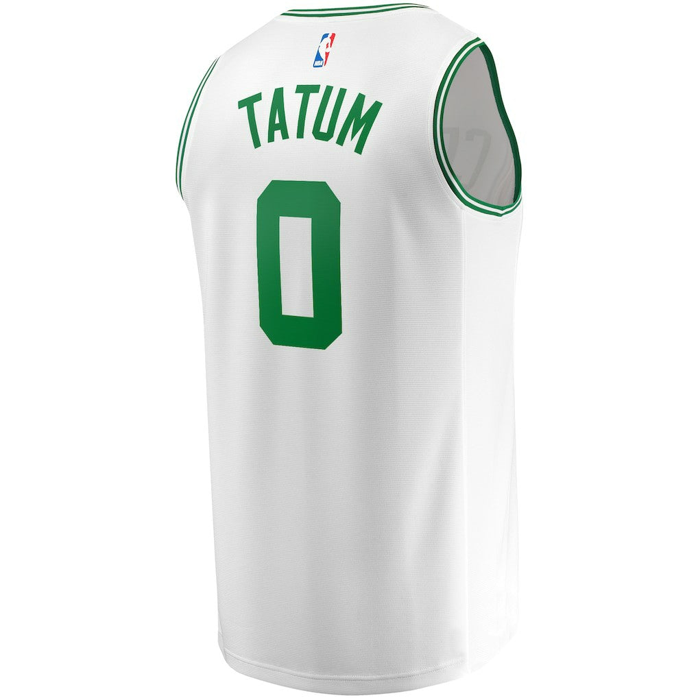 Jayson Tatum Boston Celtics Fast Break Replica Away Jersey White Association Edition | Fanatics US