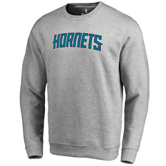 Charlotte Hornets Wordmark Pullover Sweatshirt Heathered Gray