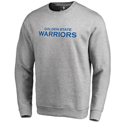 Golden State Warriors Wordmark Pullover Sweatshirt Heathered Gray
