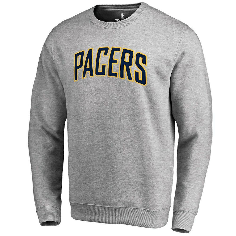 Indiana Pacers Wordmark Pullover Sweatshirt Heathered Gray