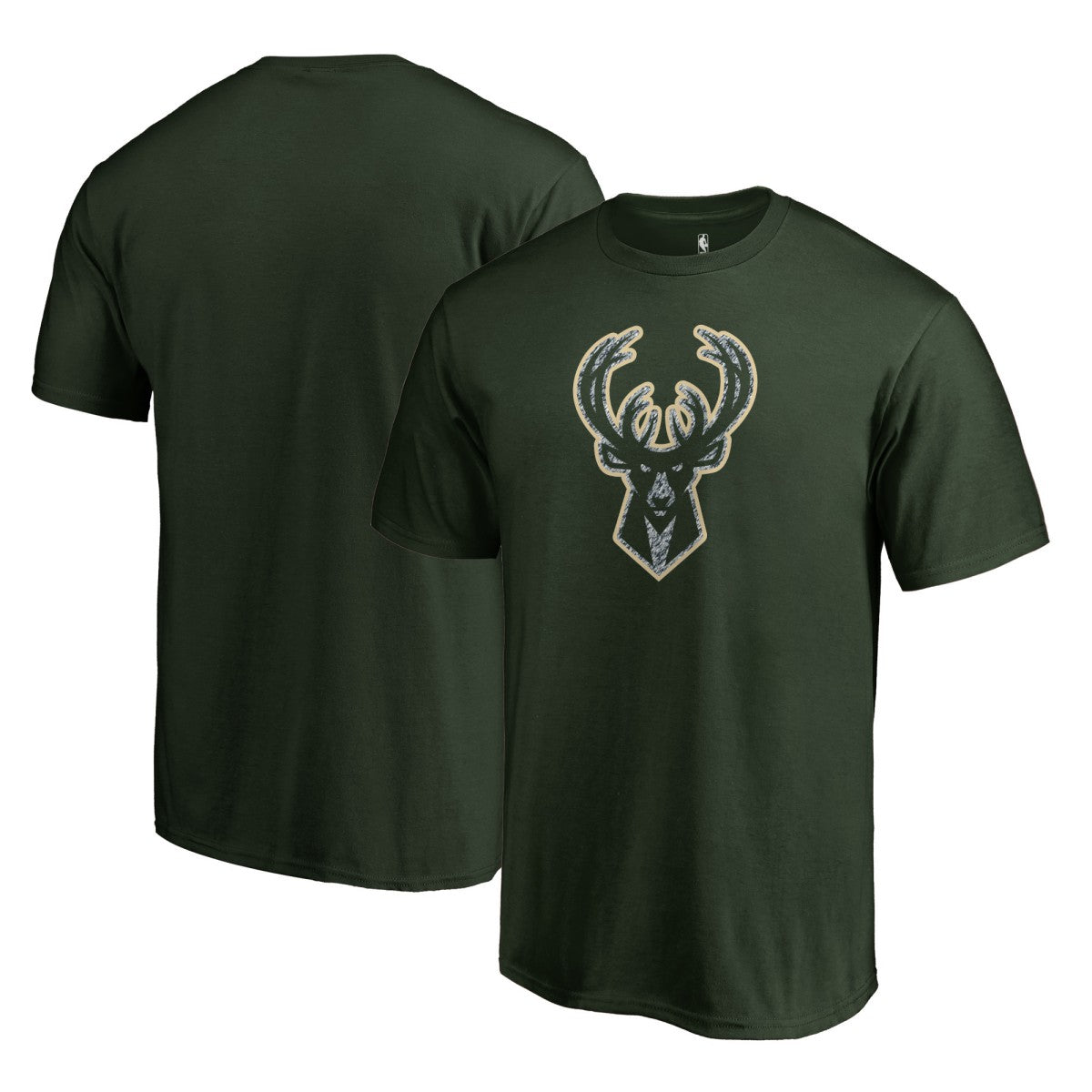 Milwaukee Bucks Static Logo T-Shirt Green