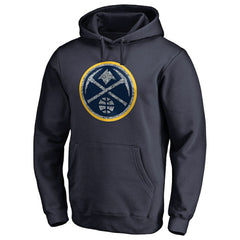 Denver Nuggets Static Logo Pullover Hoodie Navy