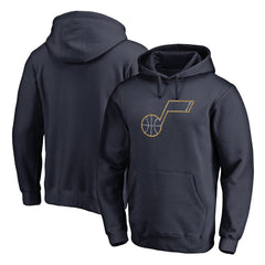Utah Jazz Static Logo Pullover Hoodie Navy