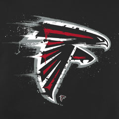 Atlanta Falcons Splatter Logo Pullover Hoodie Black
