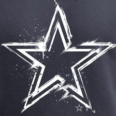 Dallas Cowboys Splatter Logo Pullover Hoodie Navy
