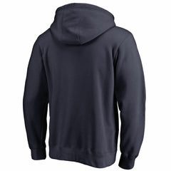 Denver Broncos Splatter Logo Pullover Hoodie Navy