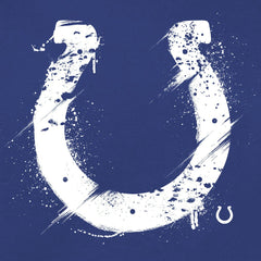 Indianapolis Colts Splatter Logo Pullover Hoodie Royal