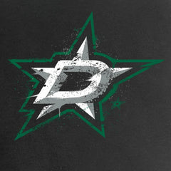 Dallas Stars Women's Splatter Logo V-Neck T-Shirt - Black - NHL 2902307