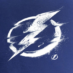 Tampa Bay Lightning Women's Splatter Logo V-Neck T-Shirt - Blue - NHL 2902323
