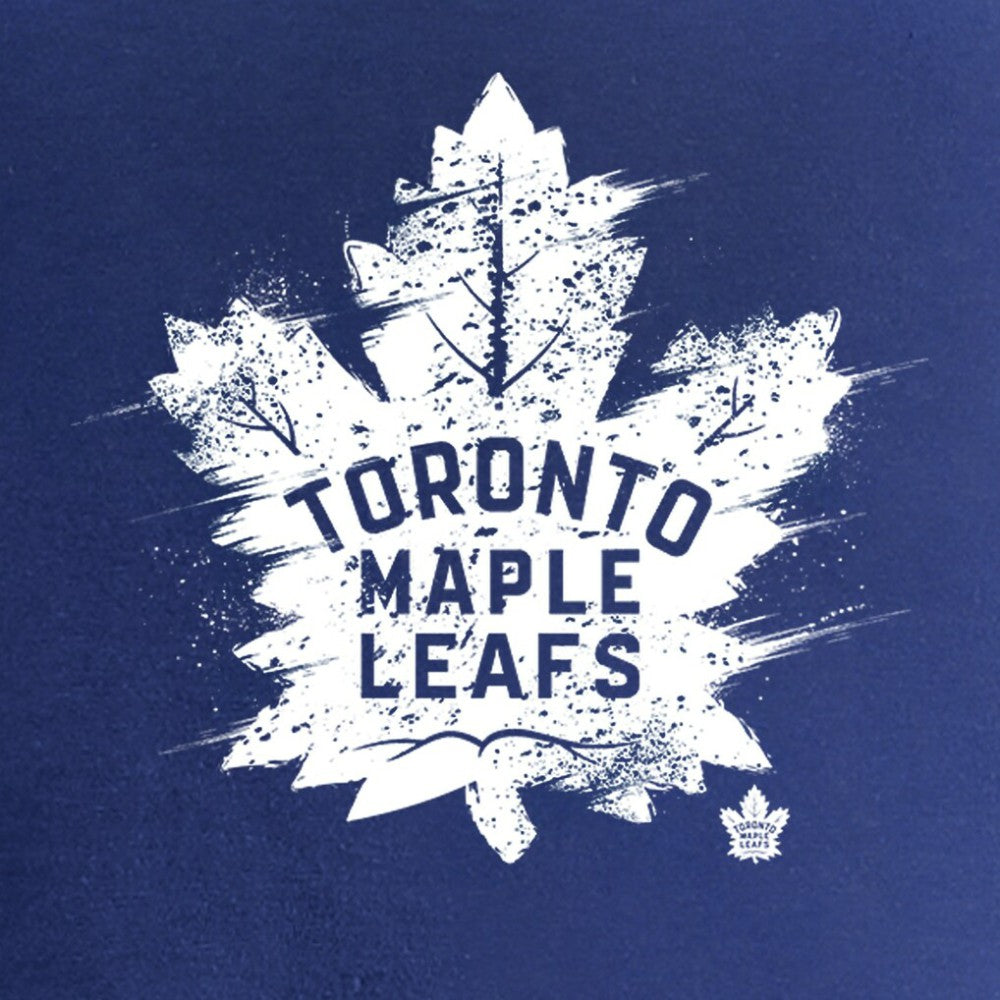 Toronto Maple Leafs Women's Splatter Logo V-Neck T-Shirt - Royal - NHL 2902324