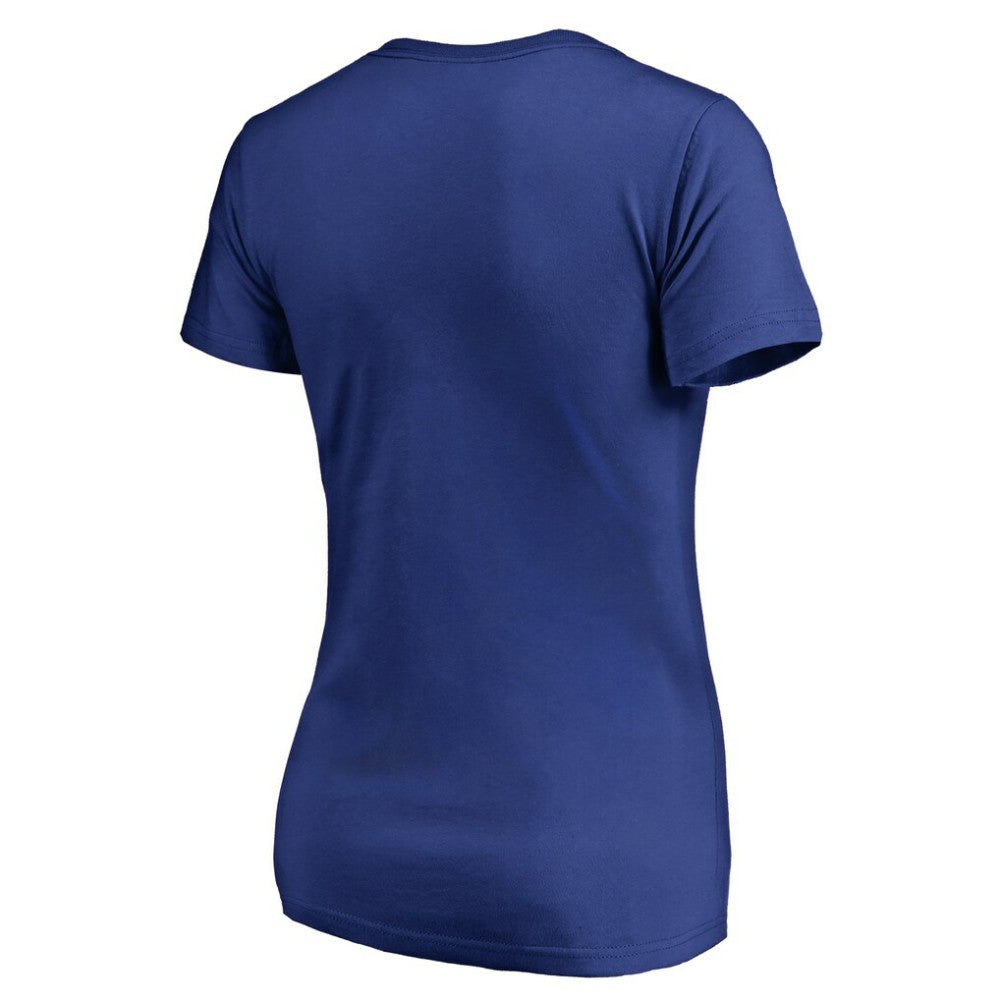 Toronto Maple Leafs Women's Splatter Logo V-Neck T-Shirt - Royal - NHL 2902324