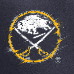 Buffalo Sabres Splatter Logo Pullover Hoodie - Navy - NHL 2902430