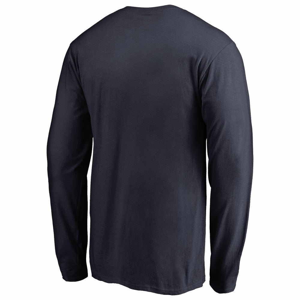 Houston Astros Splatter Logo Long Sleeve T-Shirt - Navy - MLB on Sale