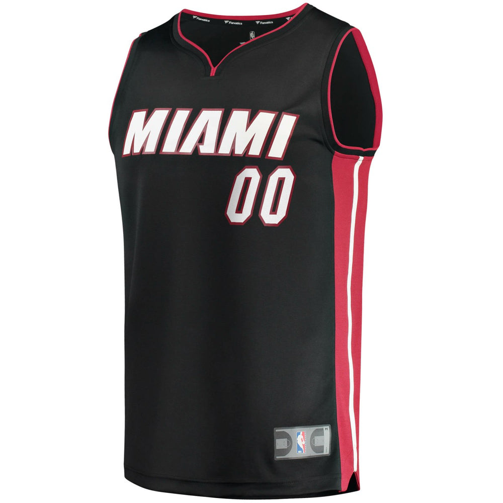 Miami Heat Fast Break Custom Replica Jersey Black Icon Edition | Fanatics discount