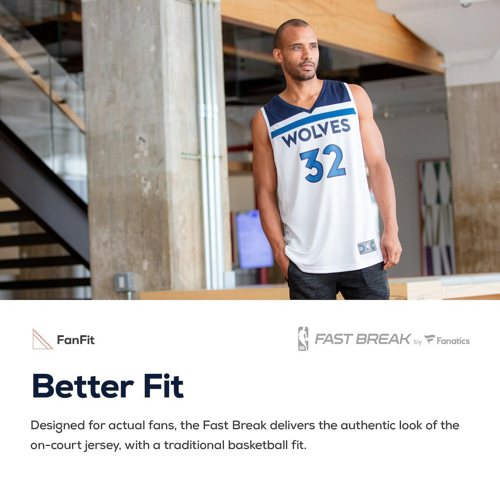 Minnesota Timberwolves Fast Break Custom Replica Jersey Navy Icon Edition | Fanatics discount