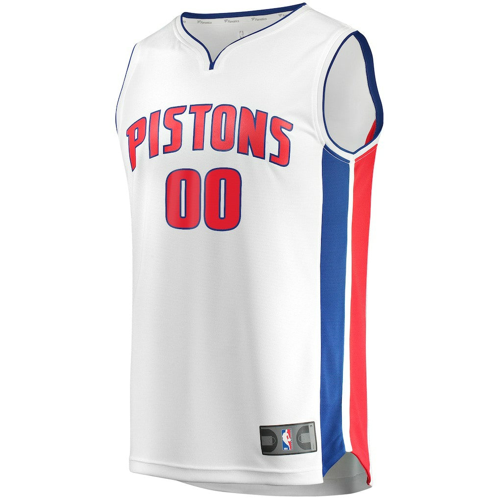 Detroit Pistons Fast Break Custom Replica Jersey White for sale Association Edition | Fanatics outlet