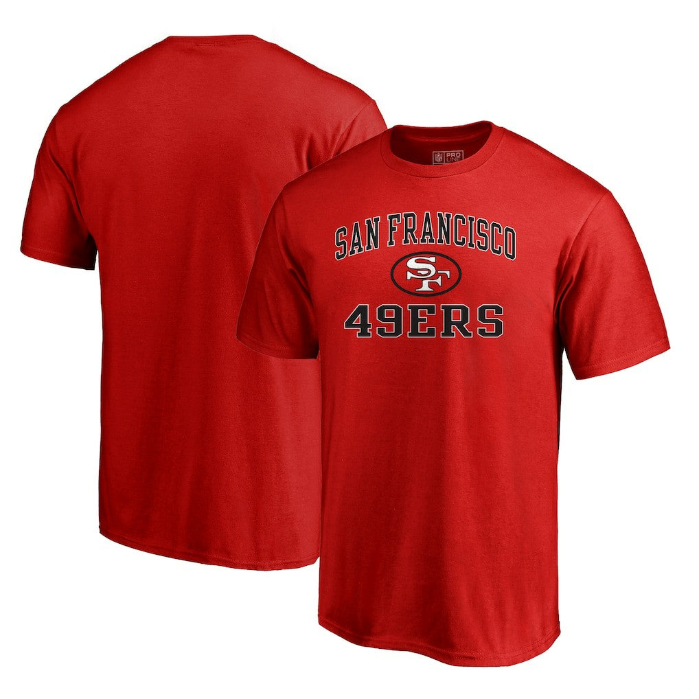 San Francisco 49ers Vintage Collection Victory Arch T-Shirt Red