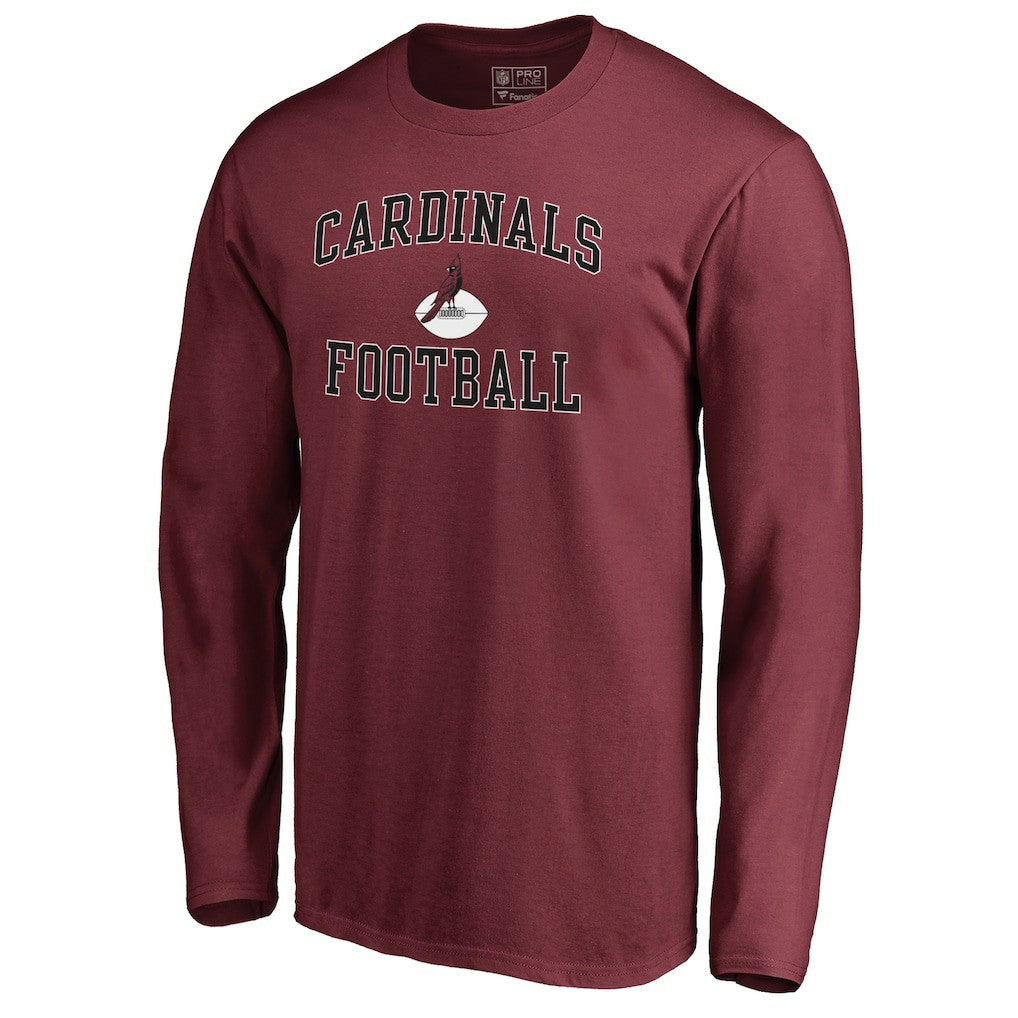 Arizona Cardinals Vintage Collection Victory Arch Long Sleeve T-Shirt Cardinal