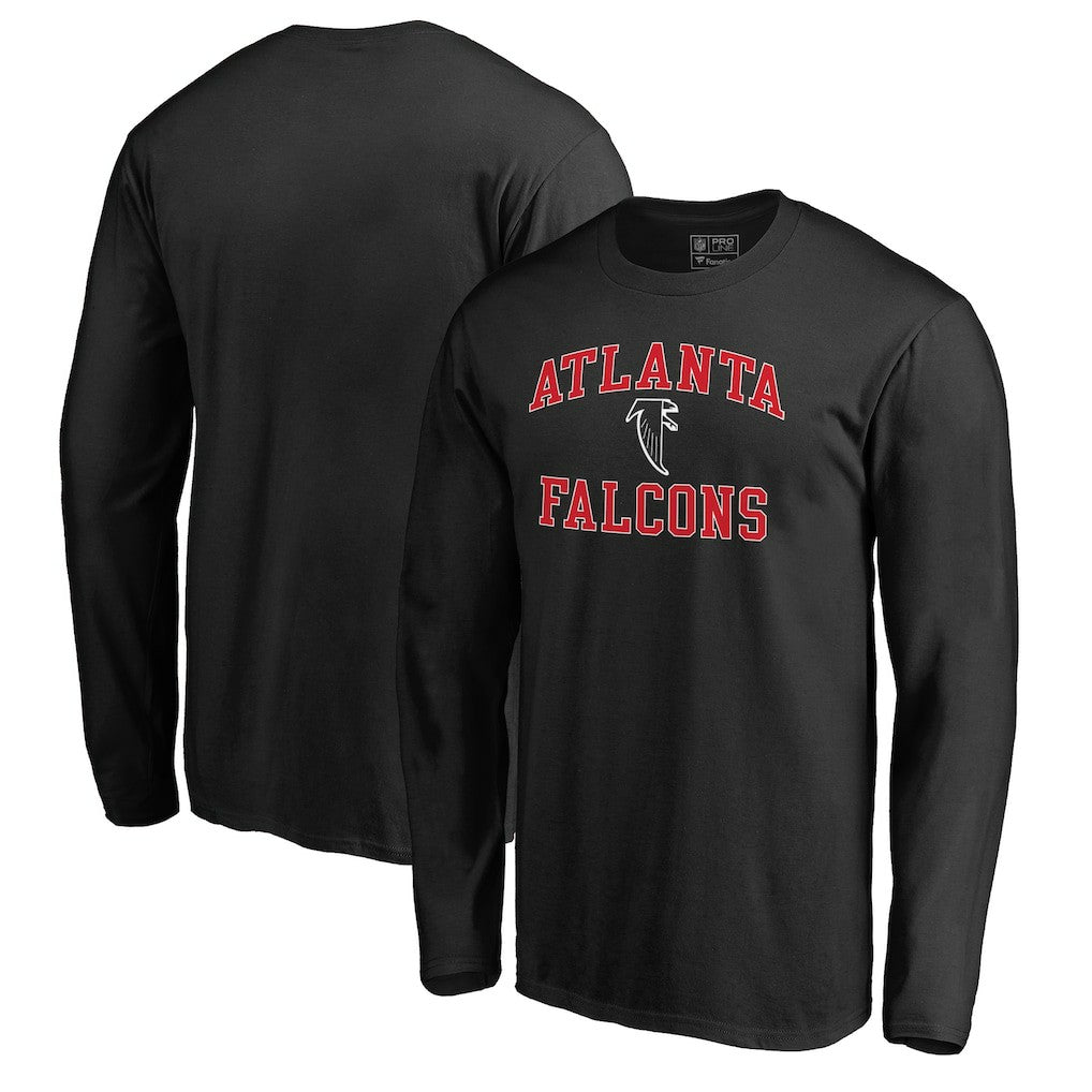 Atlanta Falcons Vintage Collection Victory Arch Long Sleeve T-Shirt Black